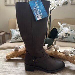 Easy Street Wide-Calf Riding Boots